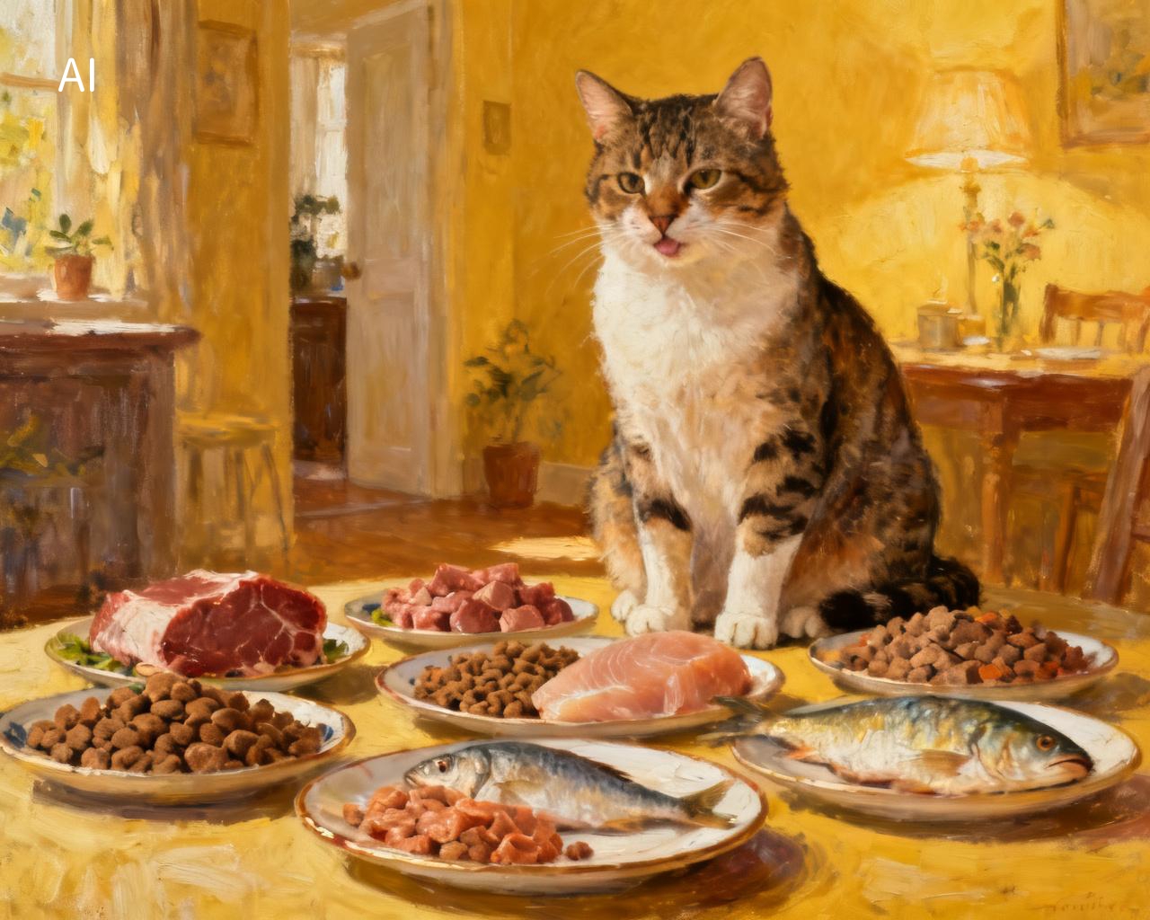 猫碗里的进化论:科学营养如何重塑现代猫的健康与幸福