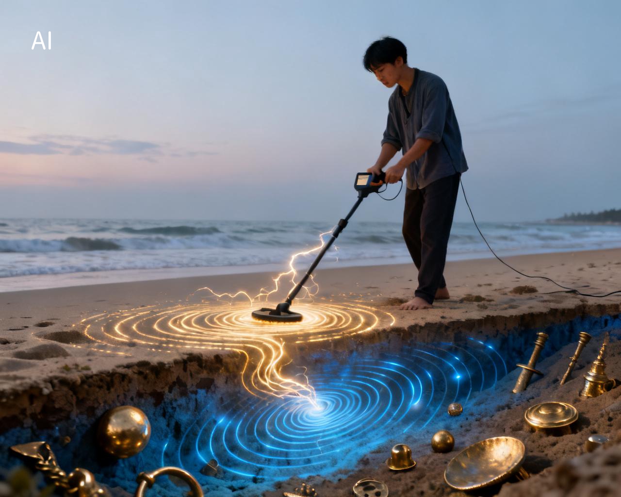 看不见的交响:金属探测器如何与大地下的秘密共鸣